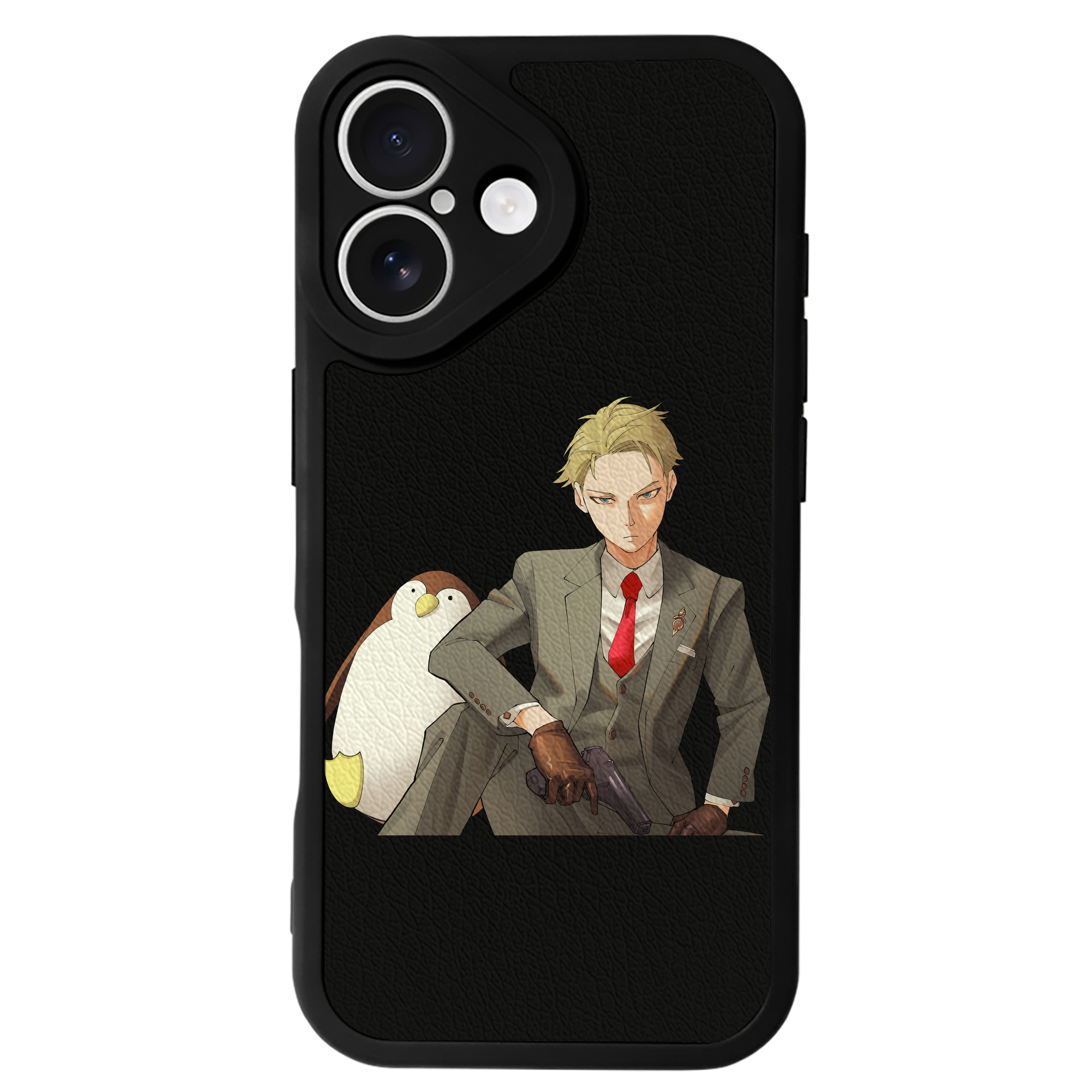 （画像用） SPY×FAMILY间谍家家酒 【iPhone 16シリーズ対応】シリコンスマホケース（レザー調） 材質：シリコン